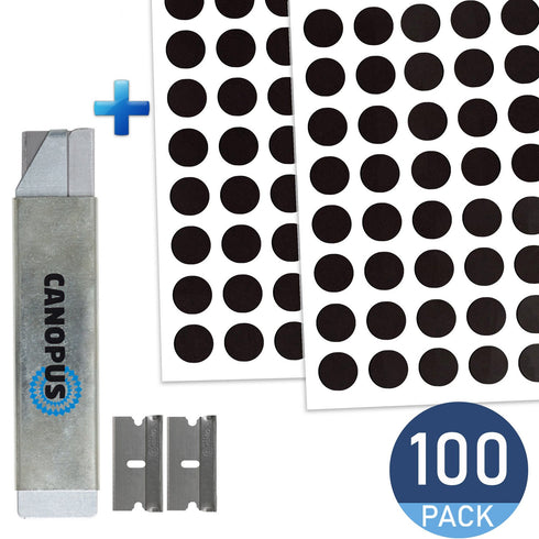 Round Magnets with Adhesive Backing